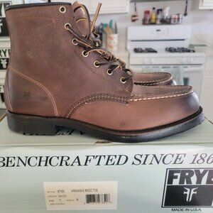 Frye Gaucho Arkansas Mocc Toe Leather Premium Mens Boots Size 11
